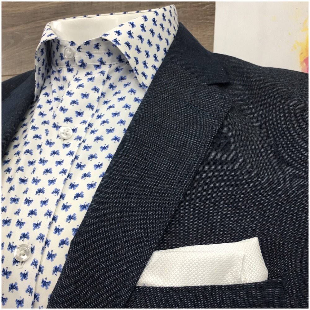 JOSEPH ABBOUD Mens Blazer Sport Coat Casual Jacket‎ Size L 42R Cotton Linen Suit - Picture 2 of 12